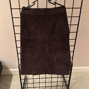Suede skirt nwt